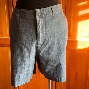 Lands' End Women's chambray Flat Front Shorts